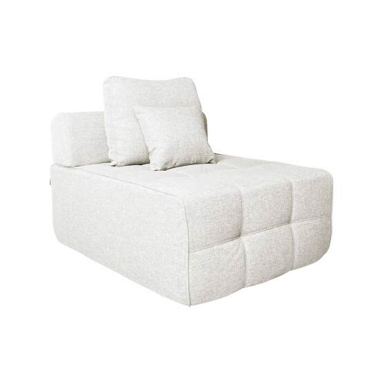 Mittelmodul 1-Sitzer- für Sofa aus Stoff mit Kissen | Oviala