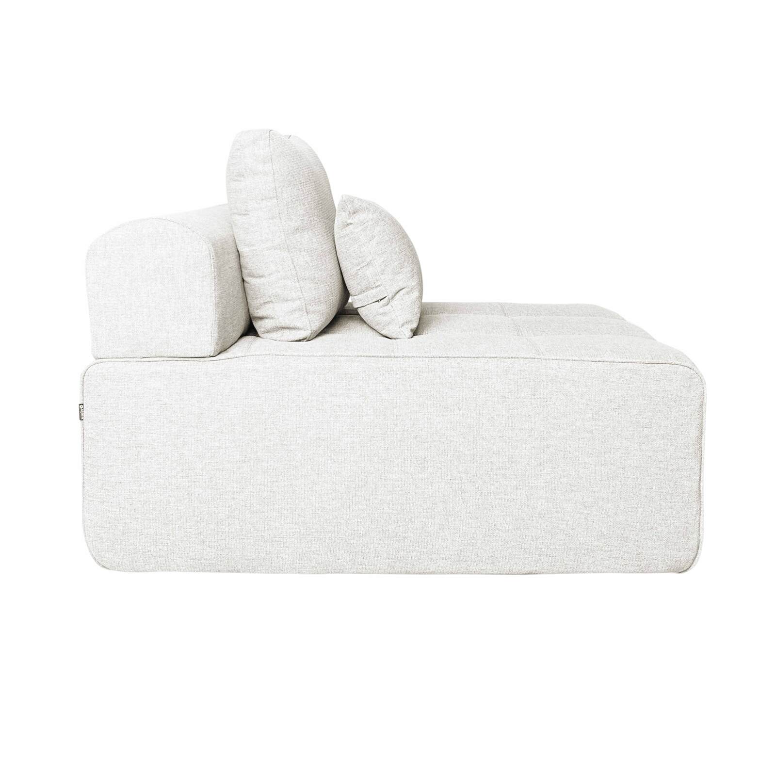 Mittelmodul 1-Sitzer- für Sofa aus Stoff mit Kissen