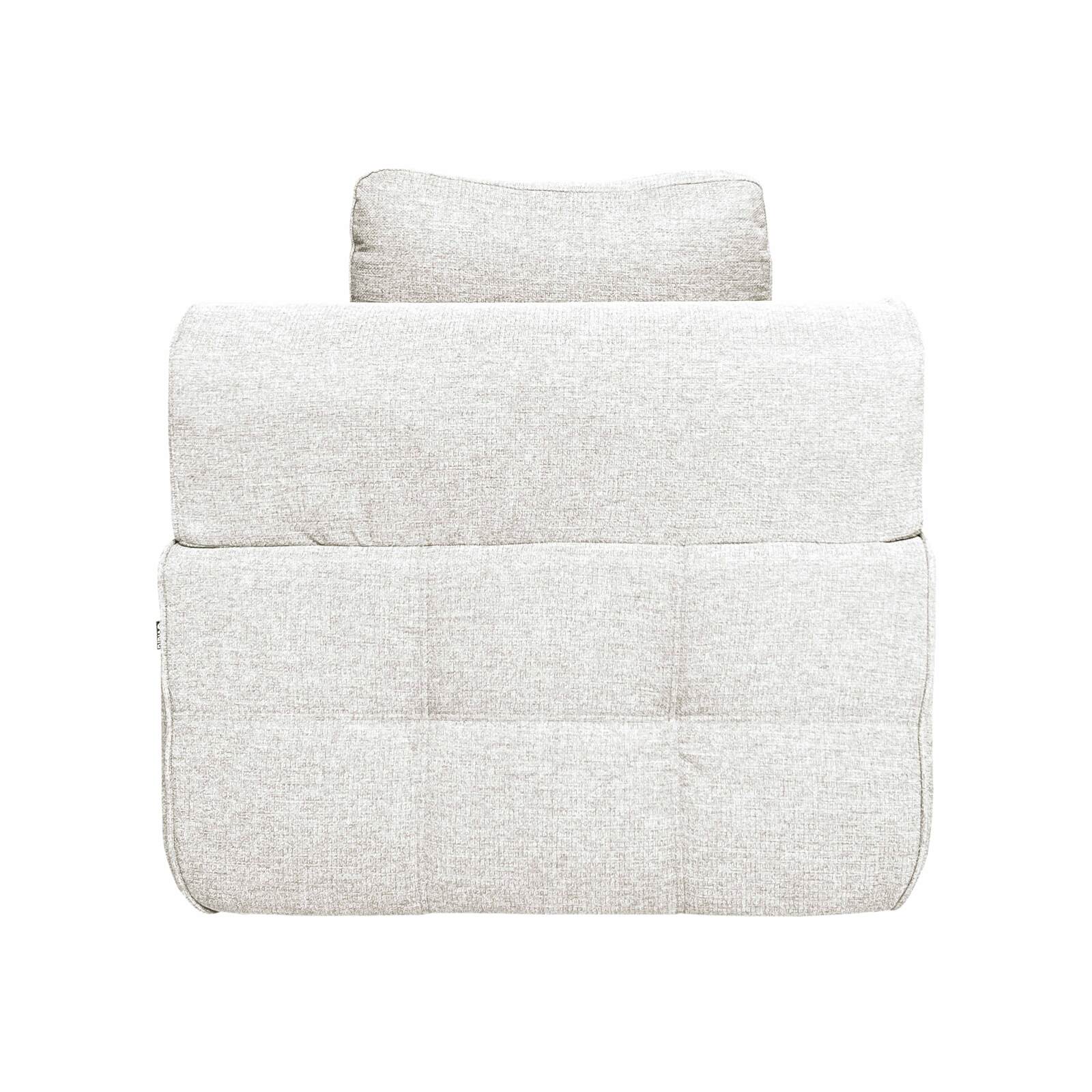 Mittelmodul 1-Sitzer- für Sofa aus Stoff mit Kissen