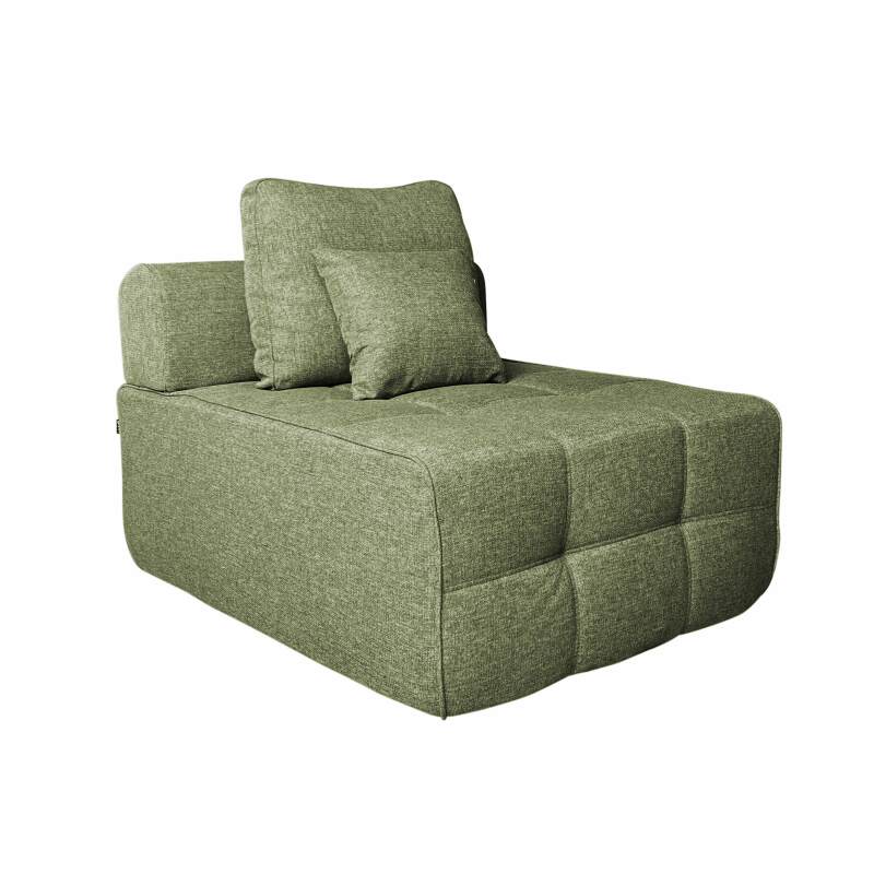 Mittelmodul 1-Sitzer- für Sofa aus Stoff mit Kissen