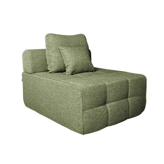 Mittelmodul 1-Sitzer- für Sofa aus Stoff mit Kissen