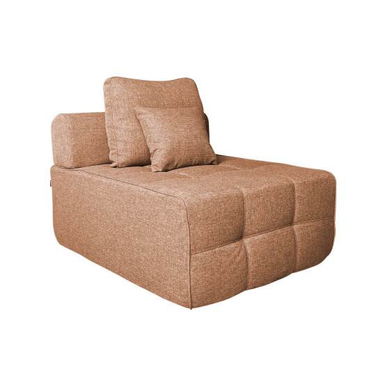 Mittelmodul 1-Sitzer- für Sofa aus Stoff mit Kissen | Oviala