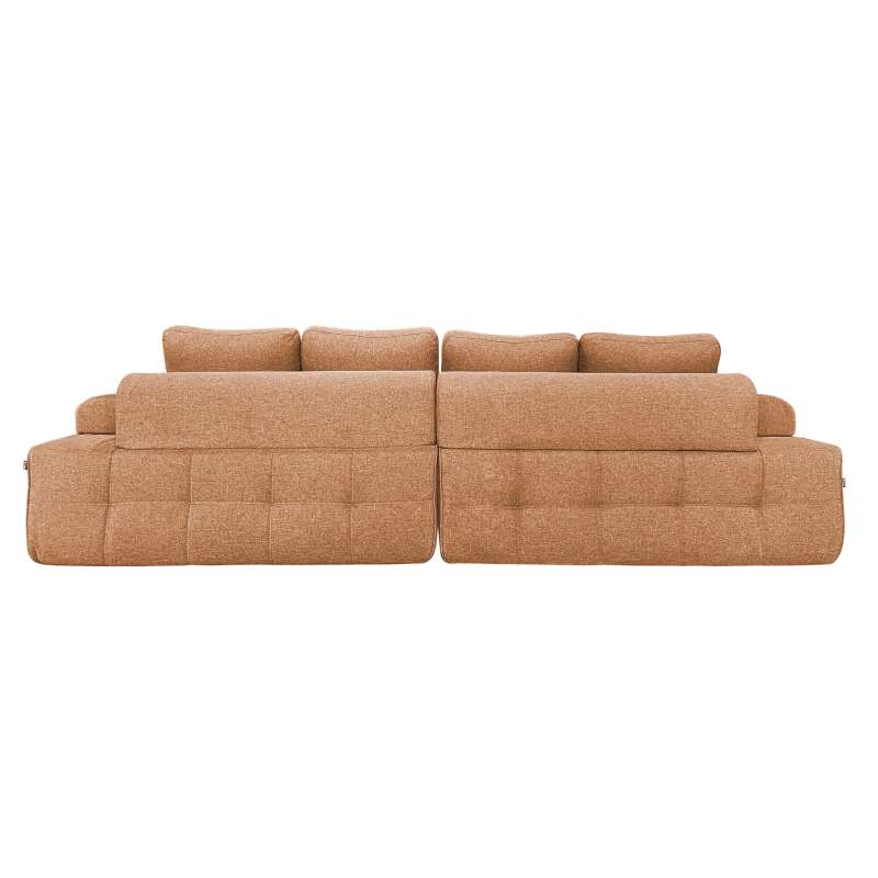 Sofa 4-Sitzer aus Stoff mit Kissen