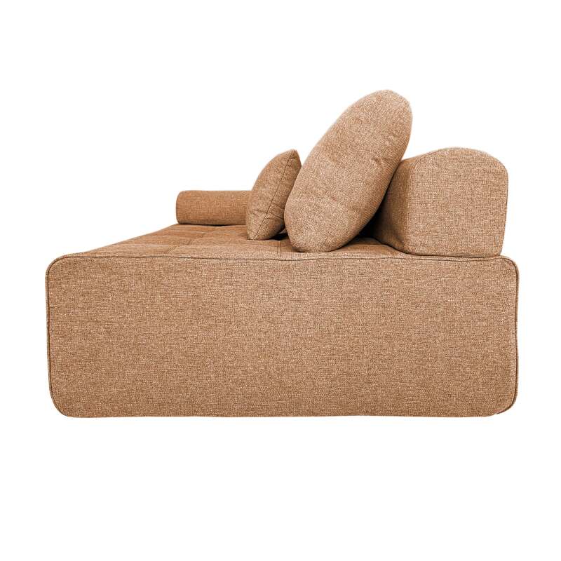 Sofa 4-Sitzer aus Stoff mit Kissen