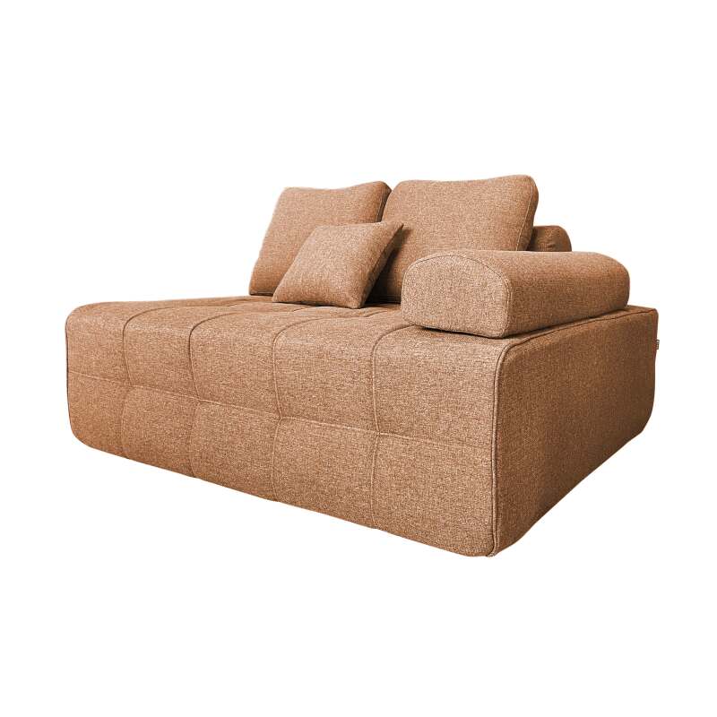 Sofa 4-Sitzer aus Stoff mit Kissen