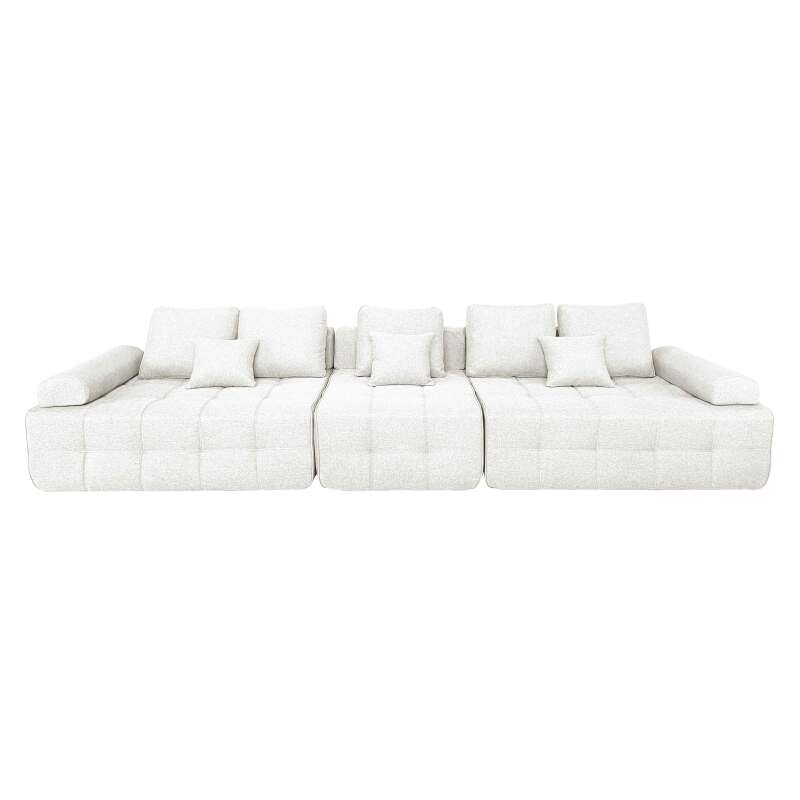 Sofa 5-Sitzer aus Stoff mit Kissen (2/7)