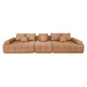 Sofa 5-Sitzer aus Stoff mit Kissen