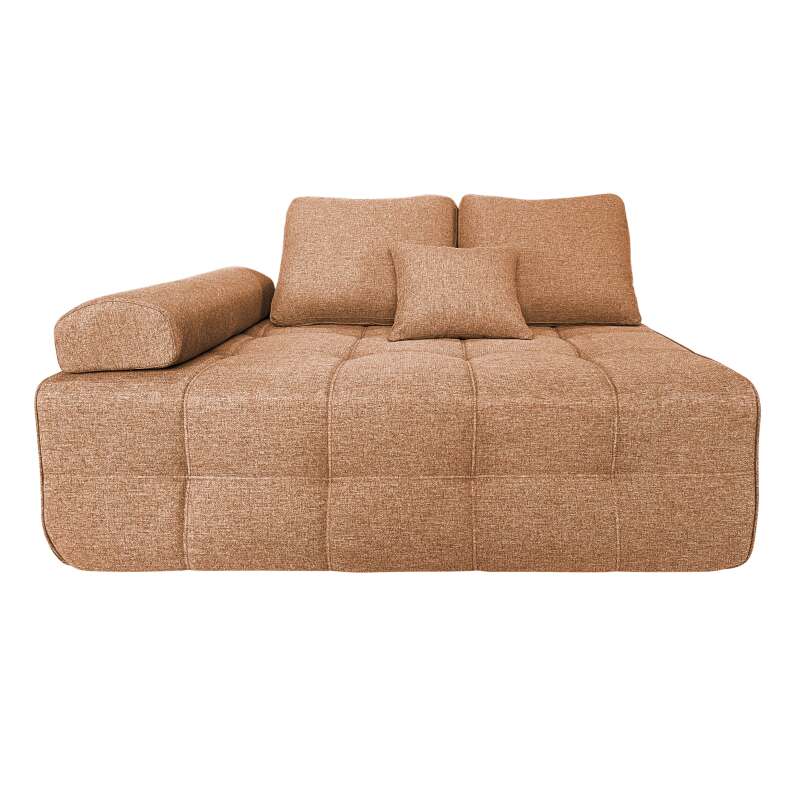 Sofa 5-Sitzer aus Stoff mit Kissen