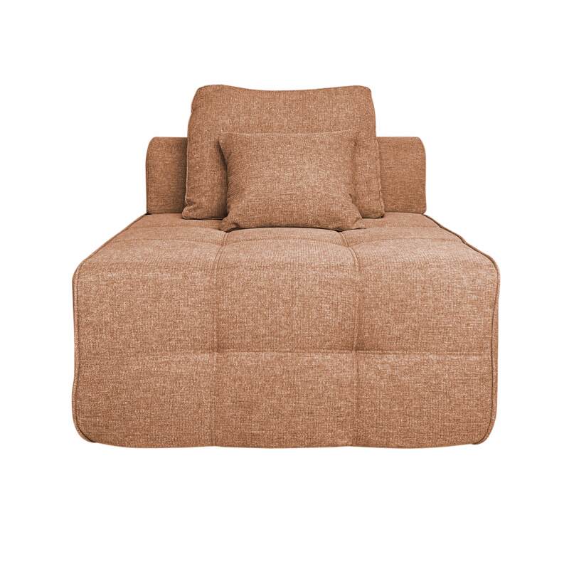 Sofa 5-Sitzer aus Stoff mit Hocker und Kissen (5/8)