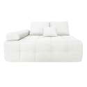 Rechter Sessel für modulares Sofa aus stoff mit Kissen