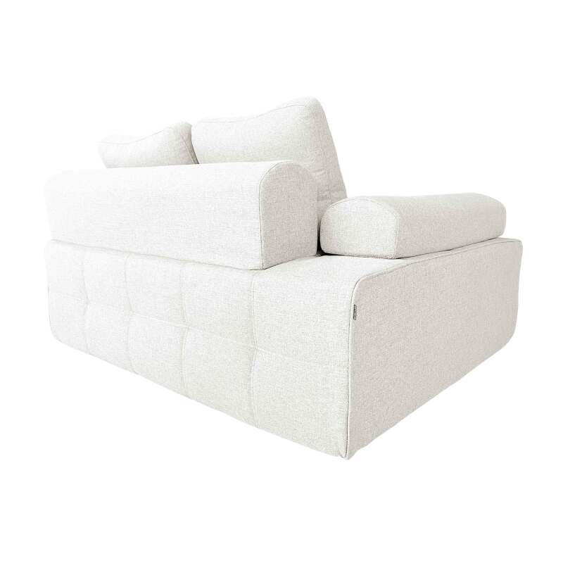 Rechter Sessel für modulares Sofa aus stoff mit Kissen (3/6)