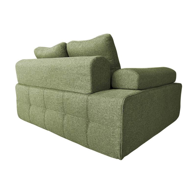 Rechter Sessel für modulares Sofa aus stoff mit Kissen (3/6)