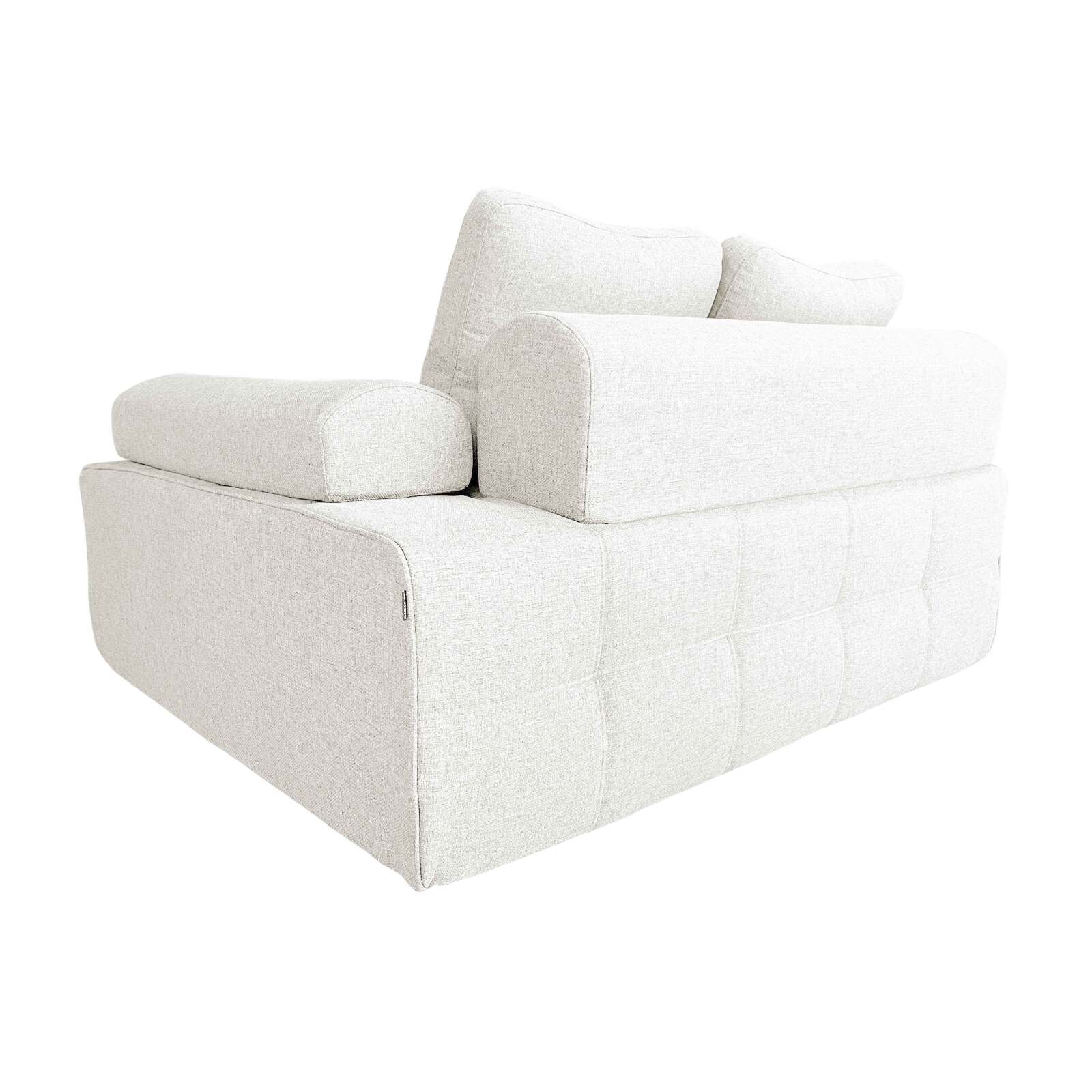 Linker Sessel für modulares sofa aus stoff mit Kissen