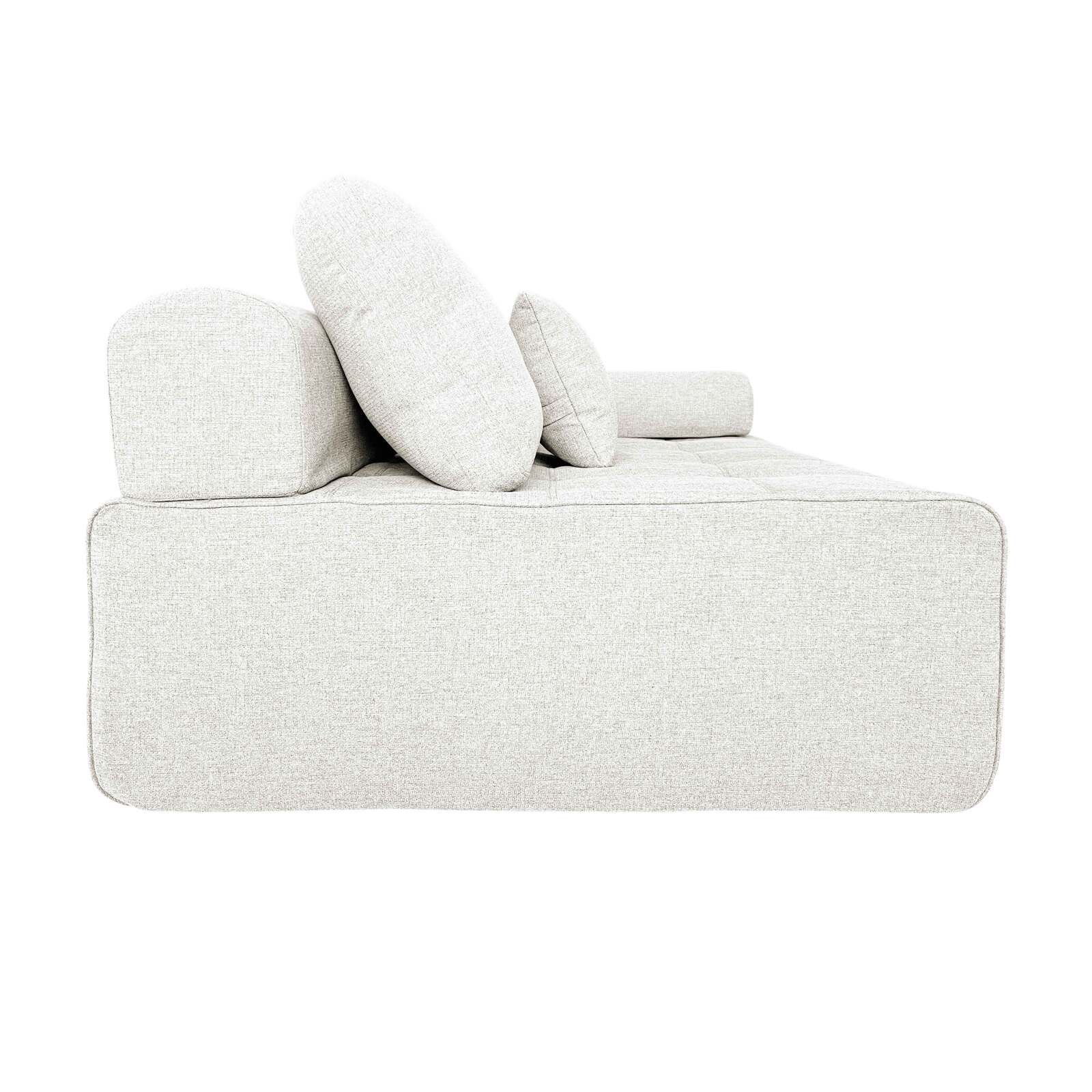 Linker Sessel für modulares sofa aus stoff mit Kissen