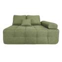 Linker Sessel für modulares sofa aus stoff mit Kissen