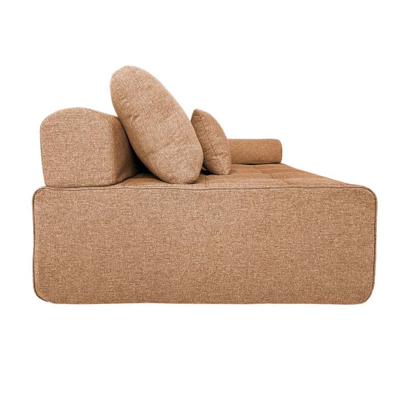 Linker Sessel für modulares sofa aus stoff mit Kissen