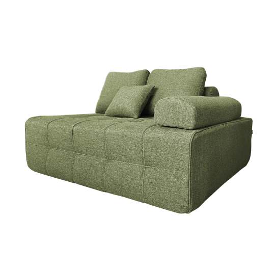 Linker Sessel für modulares sofa aus stoff mit Kissen | Oviala