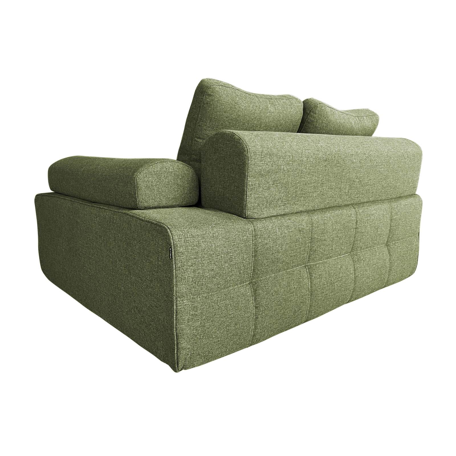 Linker Sessel für modulares sofa aus stoff mit Kissen