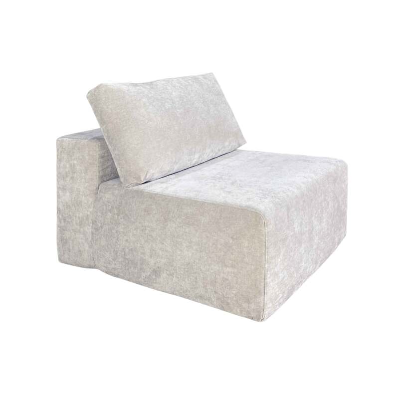 Mittelmodul 1-Sitzer- für Sofa aus Stoff mit Kissen
