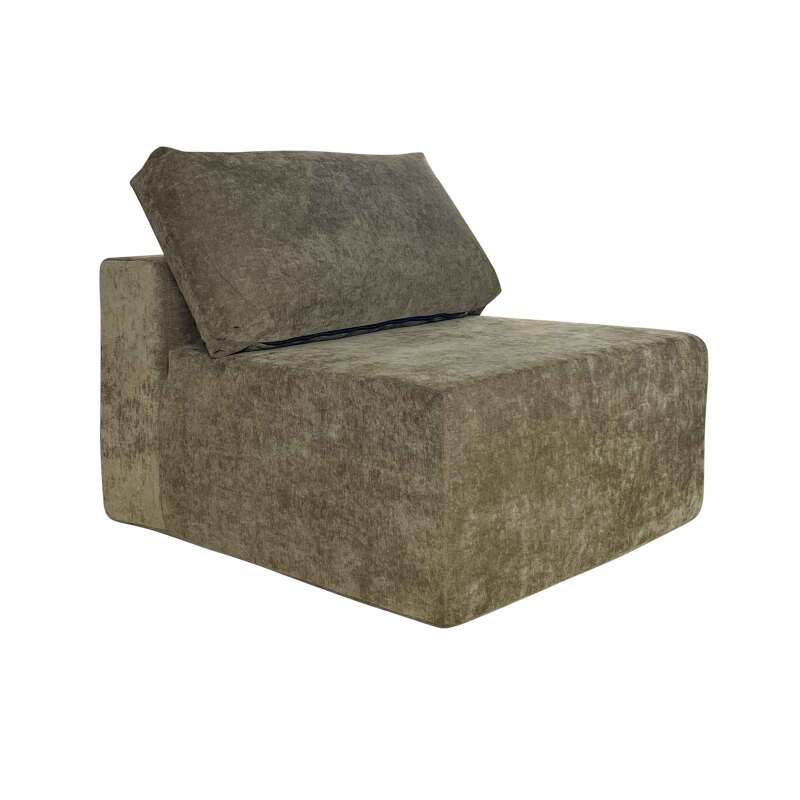 Mittelmodul 1-Sitzer- für Sofa aus Stoff mit Kissen
