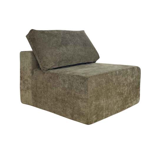 Mittelmodul 1-Sitzer- für Sofa aus Stoff mit Kissen