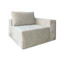 Linkes Modul 1-Sitzer- für Sofa aus Stoff mit Kissen
