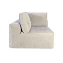 Rechts Modul 1-Sitzer- für Sofa aus Stoff mit Kissen