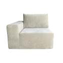 Sofa 2-Sitzer aus Stoff mit Kissen