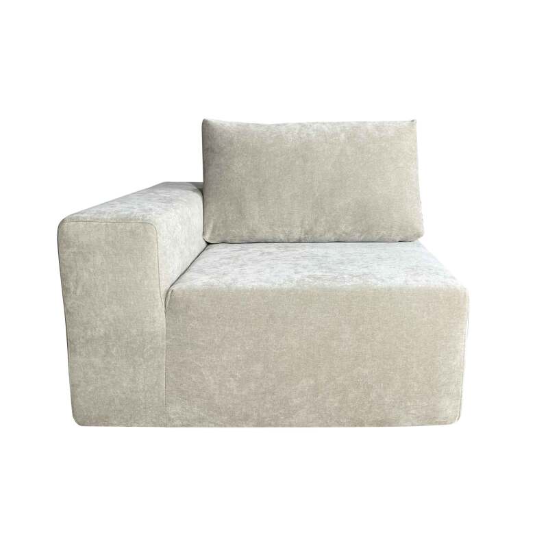 Sofa 2-Sitzer aus Stoff mit Kissen