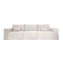 Sofa 3-Sitzer aus Stoff mit Kissen