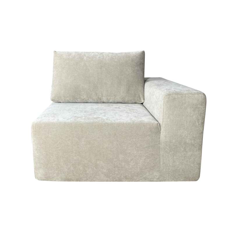 Sofa 3-Sitzer aus Stoff mit Kissen