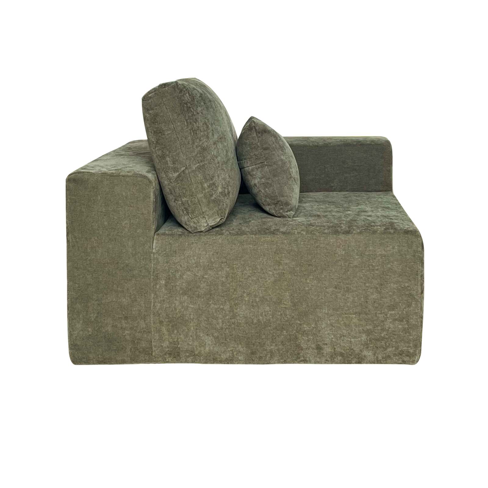 Sofa 4-Sitzer aus Stoff mit Kissen
