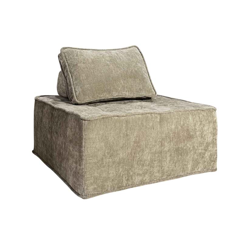 Modulares Sofa 2-Sitzer aus Stoff mit Kissen (2/6)