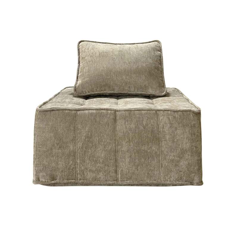 Modulares Sofa 2-Sitzer aus Stoff mit Kissen (3/6)