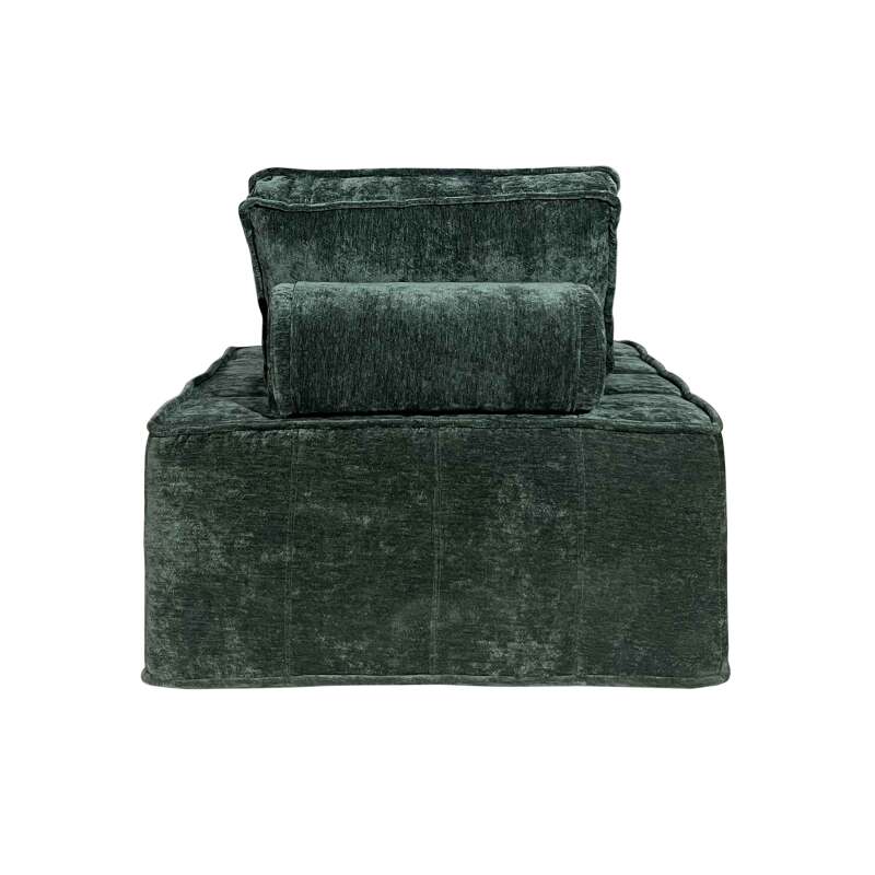 Modulares Sofa 2-Sitzer aus Stoff mit Kissen (5/7)