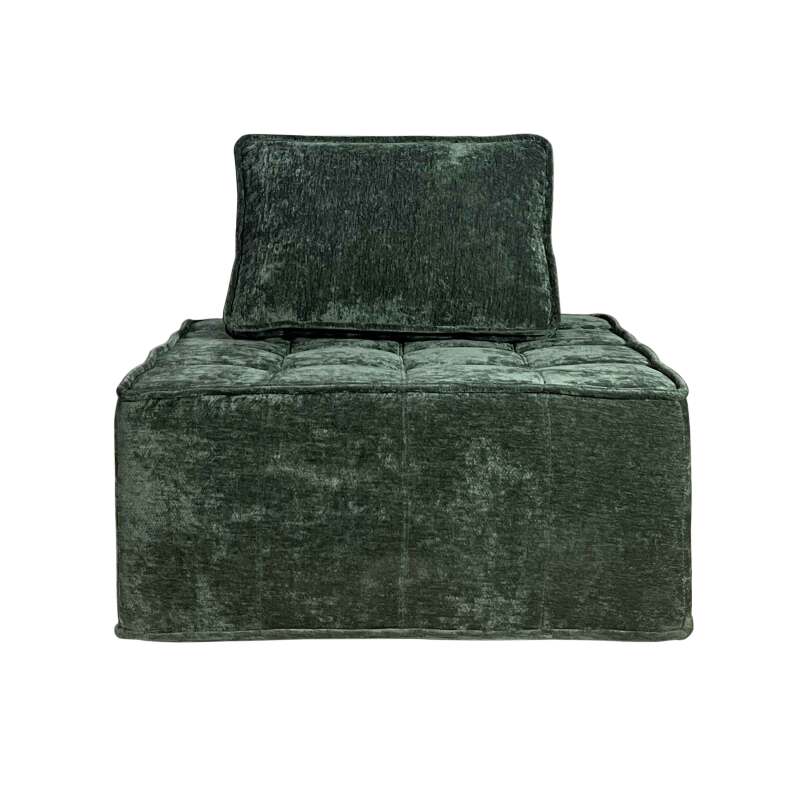 Modulares Sofa 2-Sitzer aus Stoff mit Kissen (6/7)