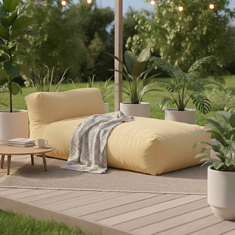 Chaiselongue für modulare Gartenmöbel