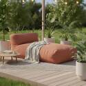 Chaiselongue für modulare Gartenmöbel