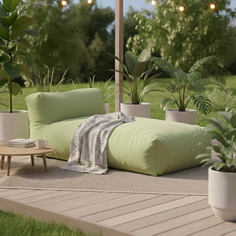 Chaiselongue für modulare Gartenmöbel