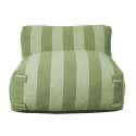 Sessel im gestreiften Design für ein modulares Outdoor-Sofa