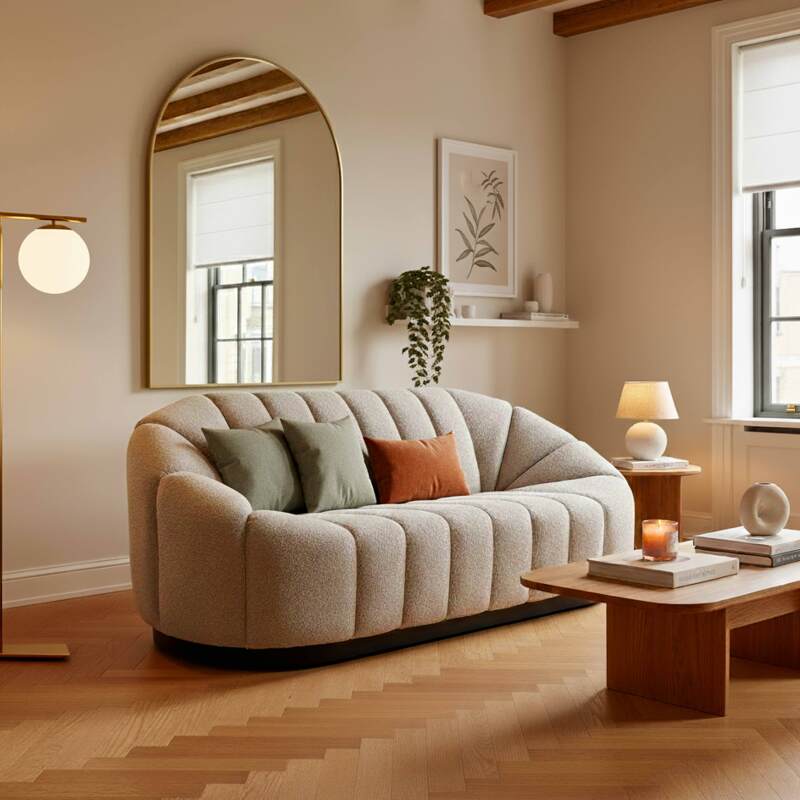 Sofa 2-Sitzer aus Stoff (2/7)