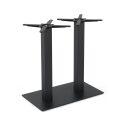 Tischbein aus Metall doppeltes, 72 cm