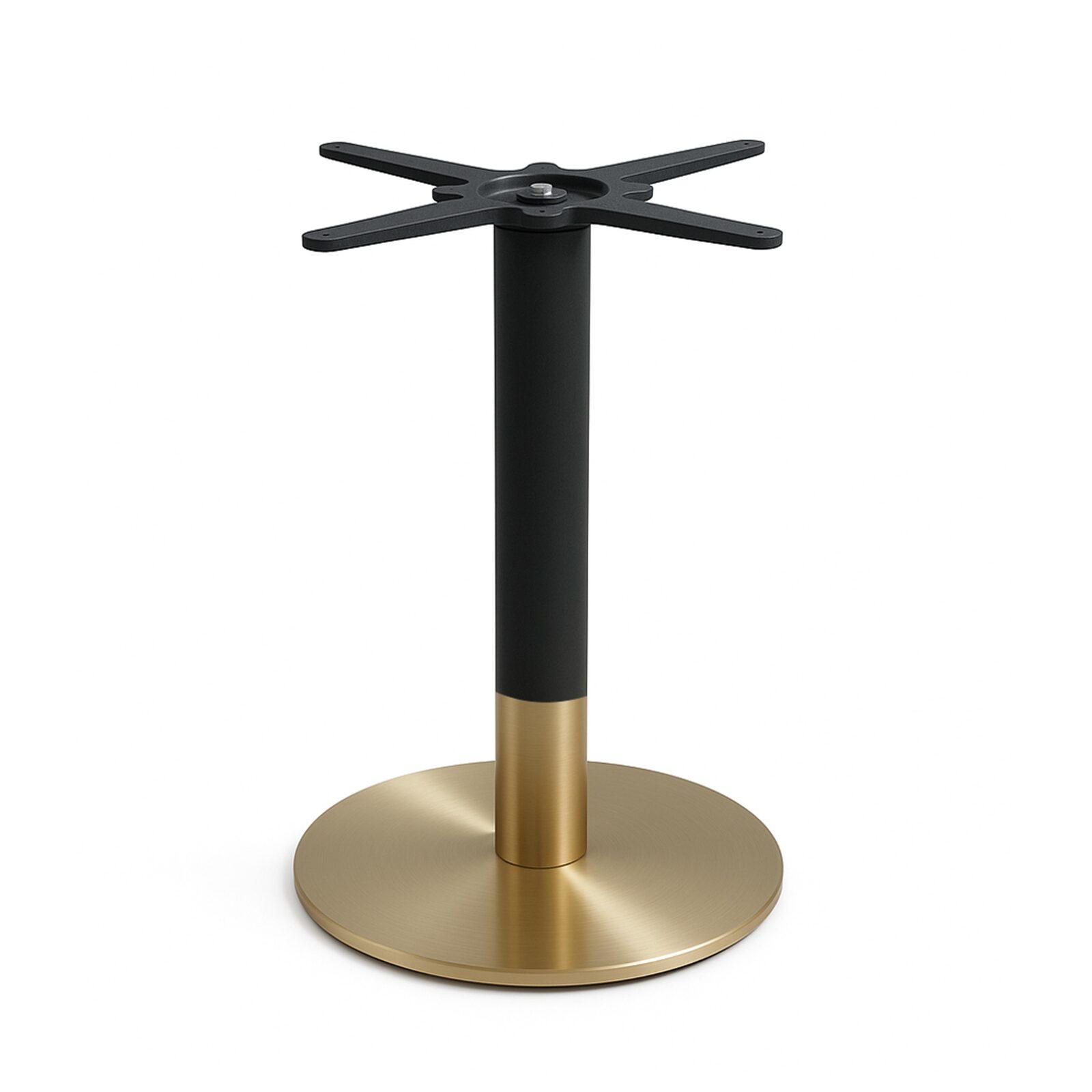 Tischbein aus Metall und Gusseisen, 72 cm