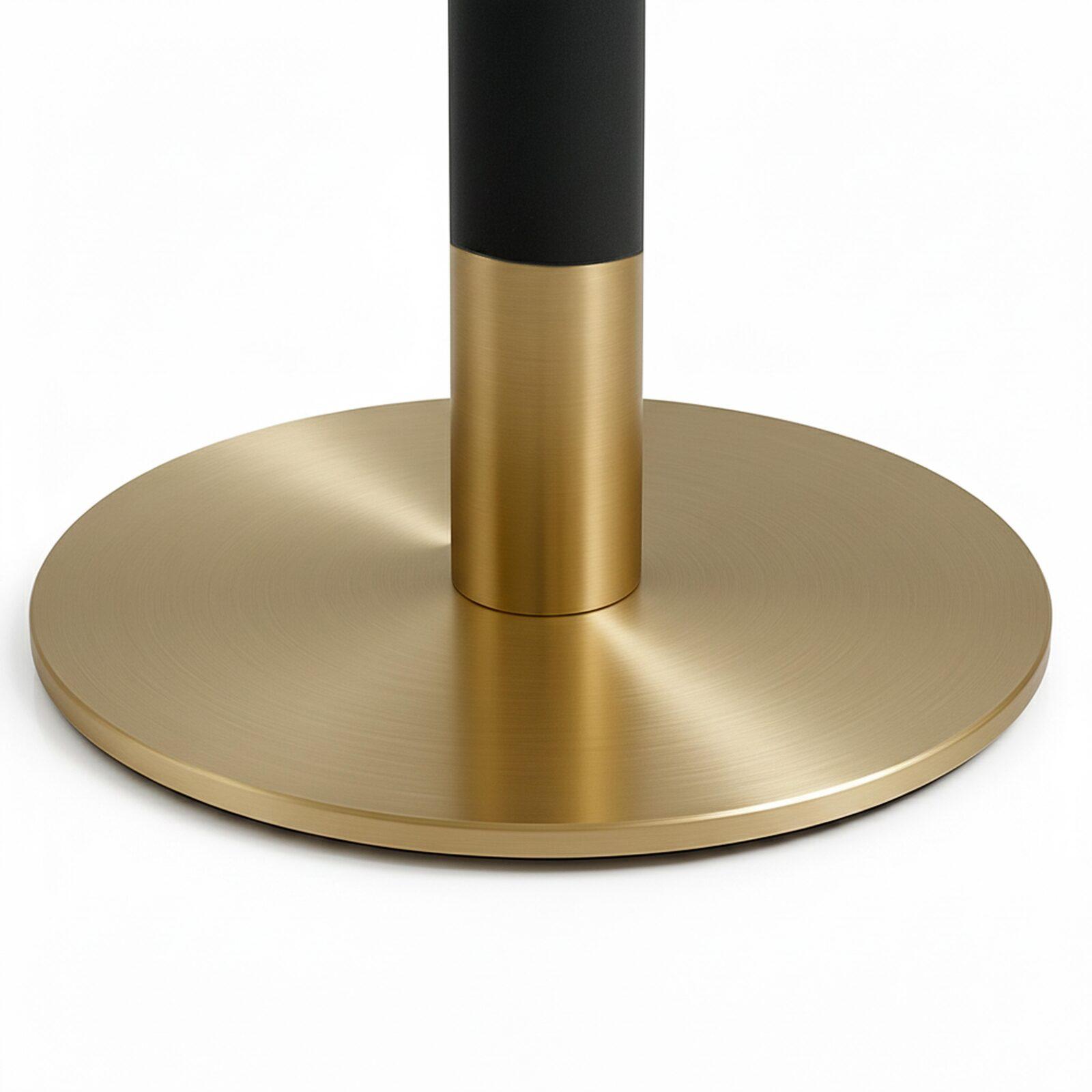 Tischbein aus Metall und Gusseisen, 72 cm