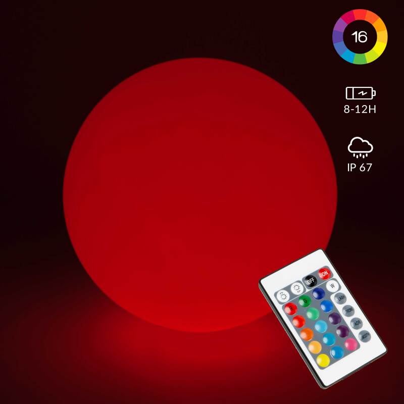 Multicolor LED-Boule mit Fernbedienung Ø40 cm