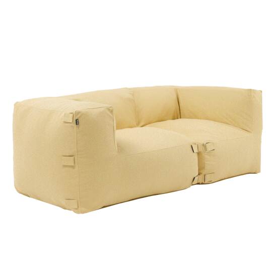 Modulare Gartenmöbel für 2 Personen bestehend aus 2 Ecksesseln | Oviala