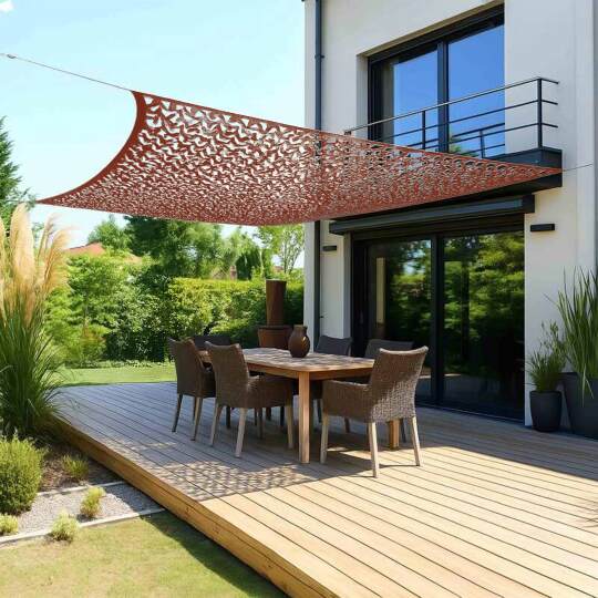 Rechteckiges, reversibles Schattensegel, 3 x 4 m | Oviala