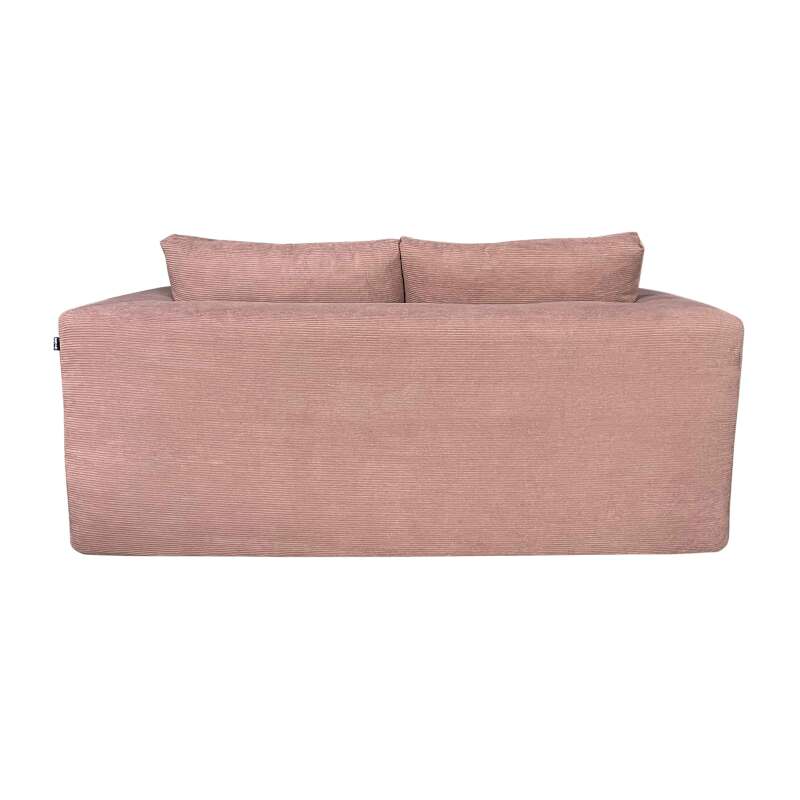 Sofa 2-Sitzer aus geripptem Stoff mit Kissen (3/7)