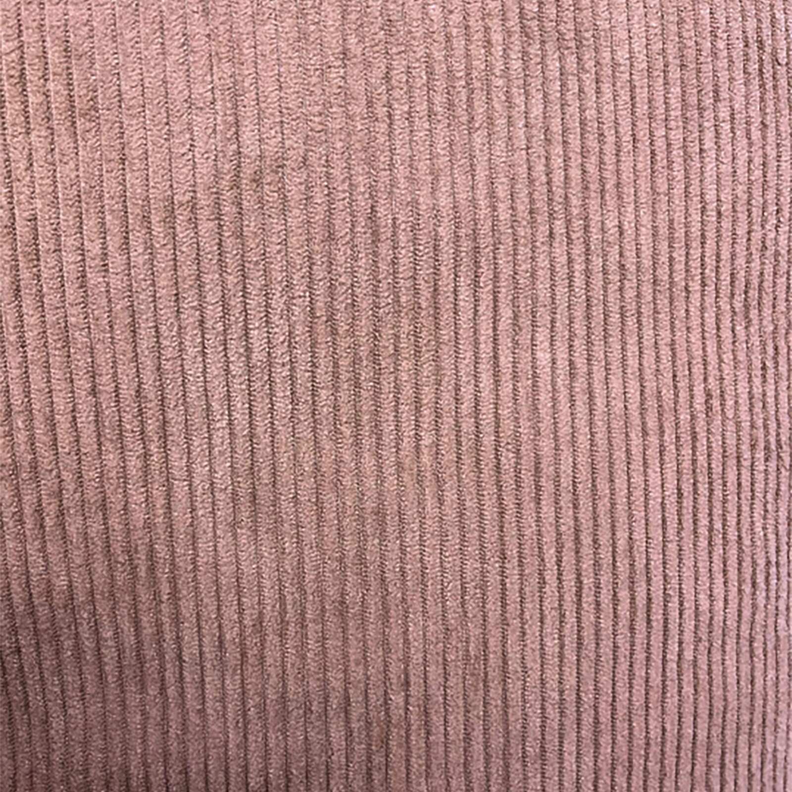 Sofa 2-Sitzer aus geripptem Stoff mit Kissen