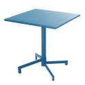 Gartentisch Quadratisch verstellbarer aus Metall, 4 Personen, 70x70 cm